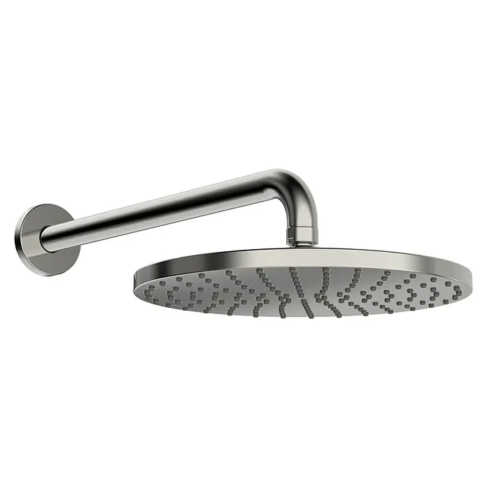 Hansa Viva Kopfbrause - Durchmesser: 25 cm, 12 l/min, Chrom - Polierte Chrom-Wandbrause mit rundem Regenduschkopf.
