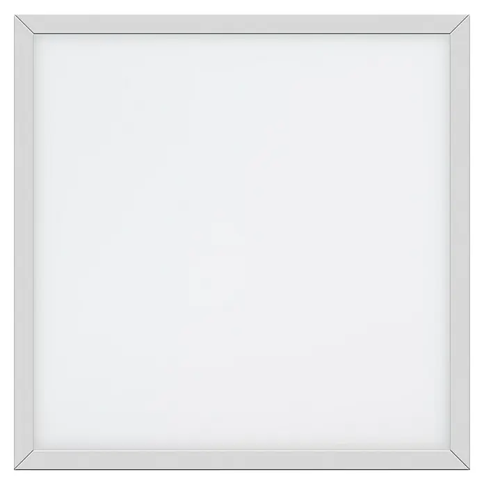 Osram LED-Panel Planon Plus - L x B x H: 59,5 x 59,5 x 5 cm, Weiß, Warmweiß - Leerer quadratischer weißer Rahmen.