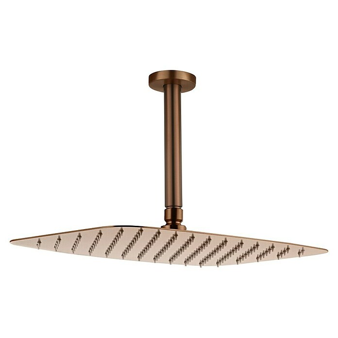 Camargue Bolonia Sistema de ducha empotrado (Con grifo termostático, Oro rosa, Latón) | BAUHAUS