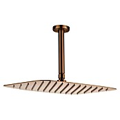 Camargue Bolonia Sistema de ducha empotrado (Con grifo termostático, Oro rosa, Latón) | BAUHAUS