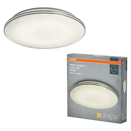 Osram Orbis LED-Deckenleuchte rund Sparkle Click Dim