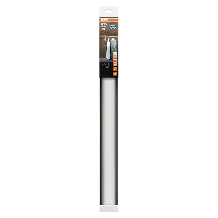 Osram LED svetilka pod omarico Linear Flat Sensor + USB  (Do x Š x V: 60 x 0,93 x 4 cm, Barva svetlobe: Večbarvno) | 3096 - Küche/Möbellicht | CAKA - Zweckleuchten | CAK - Technisches Licht | CA - Beleuchtung | C - Elektro | BAUHAUS