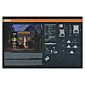 Osram Solar-Außenwandleuchte Endura Flood (10 W, 19,4 x 6,7 x 31,3 cm, Kaltweiß) | BAUHAUS