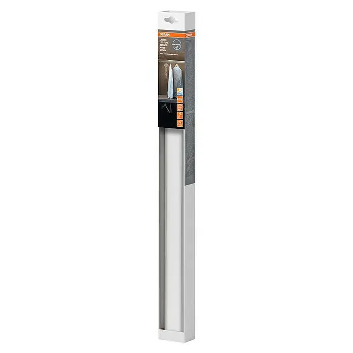 Osram LED-Unterbauleuchte Linear Flat Sensor + USB - L x B x H: 60 x 0,93 x 4 cm, Lichtfarbe: Mehrfarbig - Weißes OSRAM Lineares LED-Licht in Verpackung, mit sichtbaren Sensor-, USB- und Akku-Funktionen.