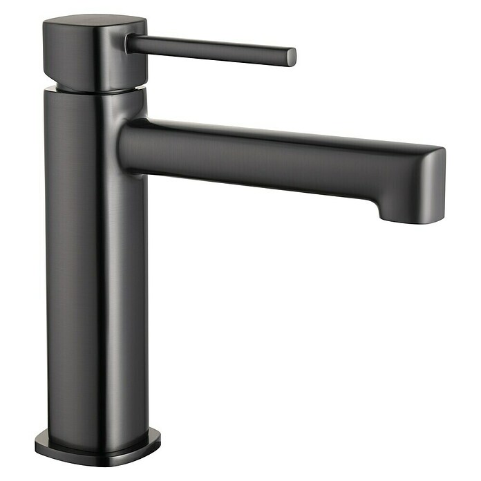 Camargue Bolonia Grifo de lavabo (Altura: 17 cm, Black gun) | BAUHAUS