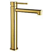 Camargue Bolonia Grifo de lavabo de caño alto (Oro, Acero inoxidable) | BAUHAUS
