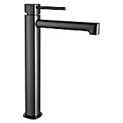 Camargue Bolonia Grifo de lavabo de caño alto (Black gun, Acero inoxidable) | BAUHAUS