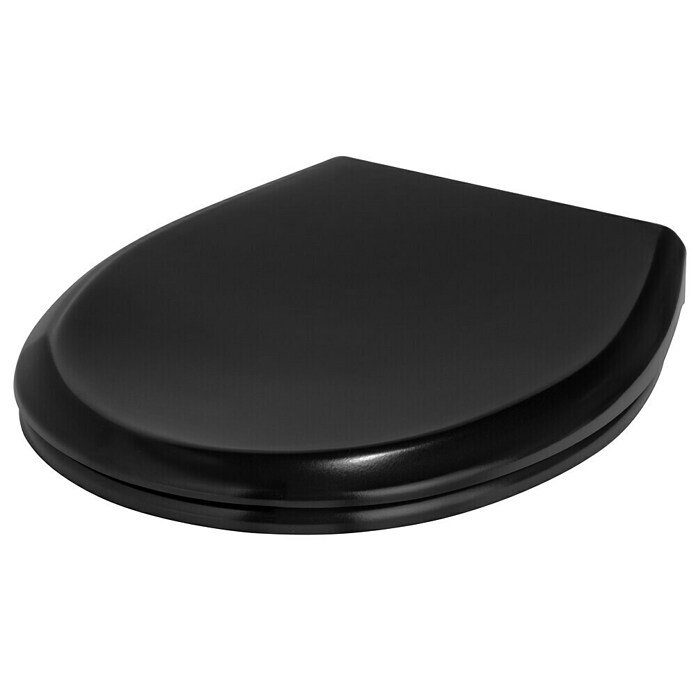 Camargue WC-Sitz Modena (Duroplast, Schwarz, Mit Absenkautomatik) | BAUHAUS
