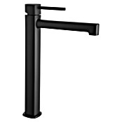 Camargue Bolonia Grifo de lavabo de caño alto (Negro, Acero inoxidable) | BAUHAUS