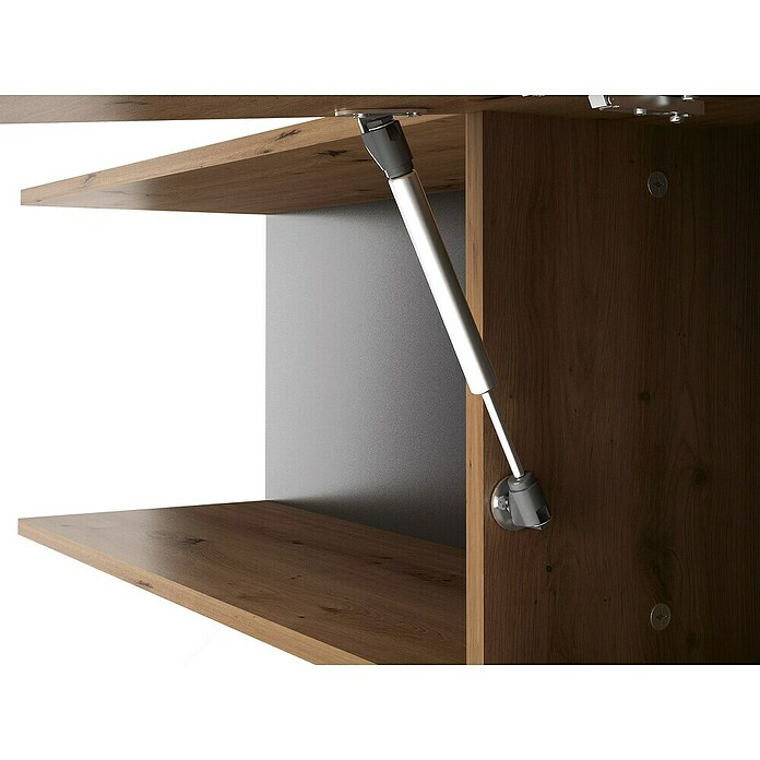 Meka Block Conjunto mueble de salón K-502 (Gris París/Roble Albar, 2 pzs.) | BAUHAUS