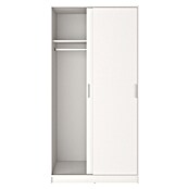 Meka Block Armario de puertas correderas K-511 (L x An x Al: 50 x 100 x 200 cm, Blanco Liso) | BAUHAUS