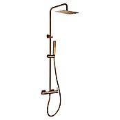 Camargue Bolonia Sistema de ducha (Con grifo monomando, Oro rosa, Acero inoxidable) | BAUHAUS