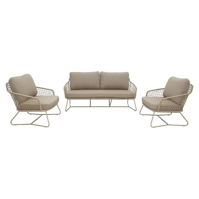 Loungeset Tampa (3 -delig, Light blende brown) | BAUHAUS