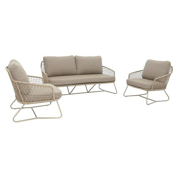 Loungeset Tampa (3 -delig, Light blende brown) | BAUHAUS