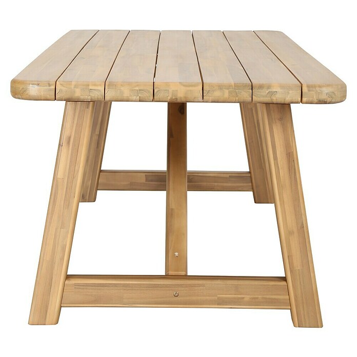 Tuintafel Panama (l x b x h: 240 x 100 x 78 cm, Acaciahout, Rechthoekig, Light Teak) | BAUHAUS