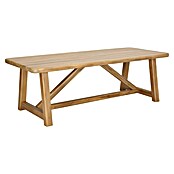 Tuintafel Panama (l x b x h: 240 x 100 x 78 cm, Acaciahout, Rechthoekig, Light Teak) | BAUHAUS