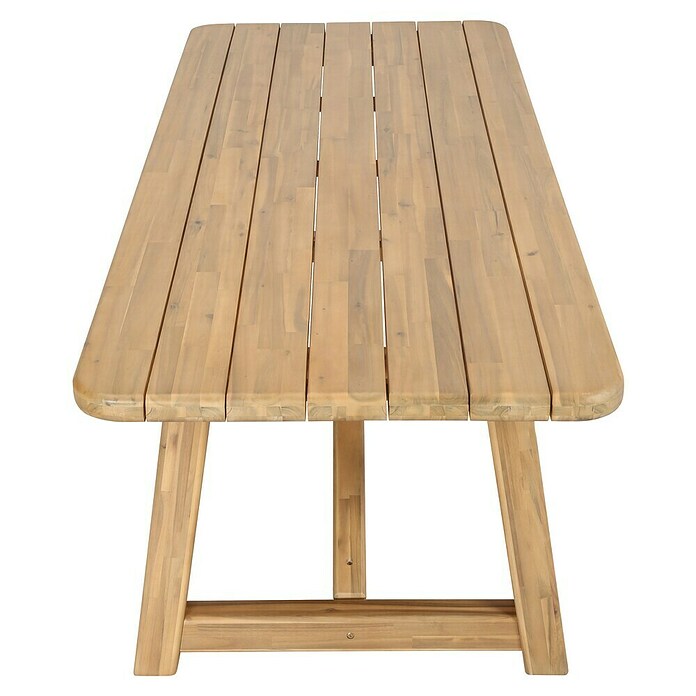 Tuintafel Panama (l x b x h: 240 x 100 x 78 cm, Acaciahout, Rechthoekig, Light Teak) | BAUHAUS