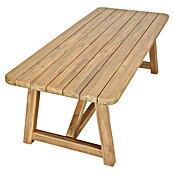 Tuintafel Panama (l x b x h: 240 x 100 x 78 cm, Acaciahout, Rechthoekig, Light Teak) | BAUHAUS