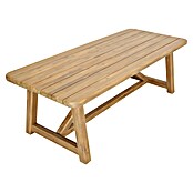 Tuintafel Panama (l x b x h: 240 x 100 x 78 cm, Acaciahout, Rechthoekig, Light Teak) | BAUHAUS