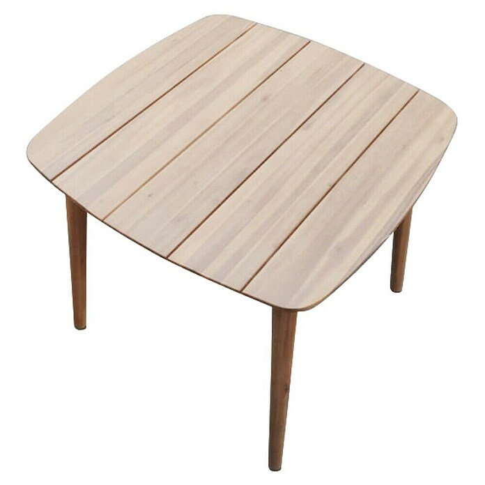 Tuintafel Reims (l x b x h: 90 x 90 x 76 cm, Acaciahout, Light teak) | BAUHAUS
