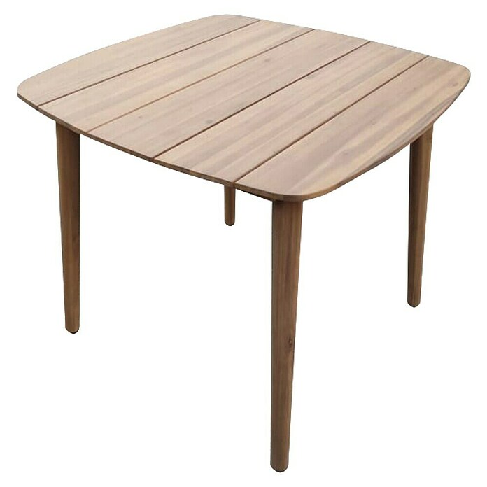 Tuintafel Reims (l x b x h: 90 x 90 x 76 cm, Acaciahout, Light teak) | BAUHAUS