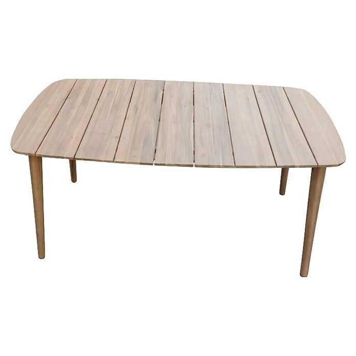 Tuintafel Reims (l x b x h: 160 x 90 x 76 cm, Acaciahout, Light teak) | BAUHAUS