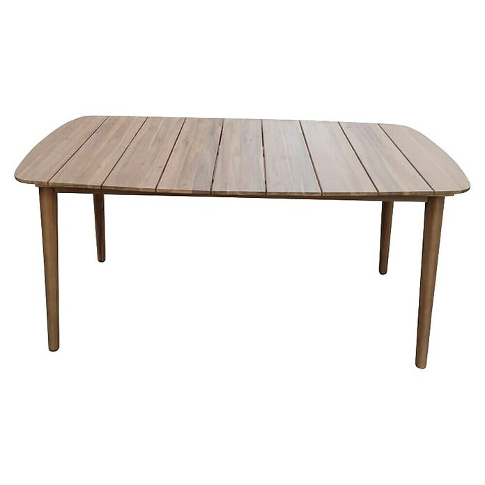 Tuintafel Reims (l x b x h: 160 x 90 x 76 cm, Acaciahout, Light teak) | BAUHAUS