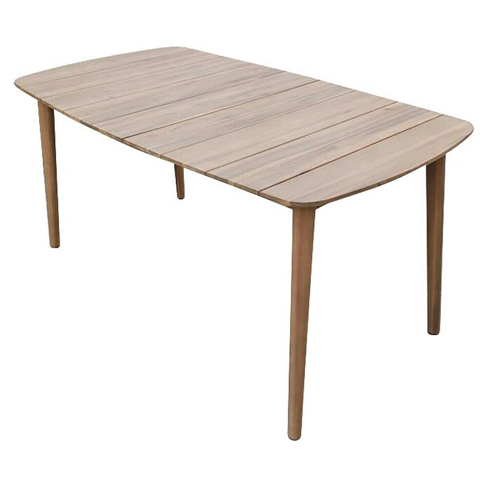 Tuintafel Reims (l x b x h: 160 x 90 x 76 cm, Acaciahout, Light teak) | BAUHAUS