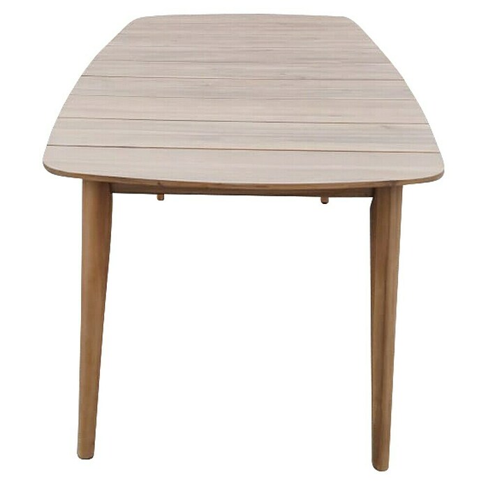Tuintafel Reims (l x b x h: 160 x 90 x 76 cm, Acaciahout, Light teak) | BAUHAUS