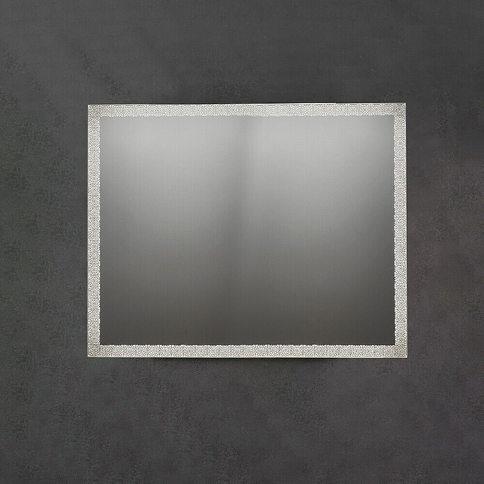 Espejo con luz LED Alhambra (100 x 80 cm, Acero) | BAUHAUS