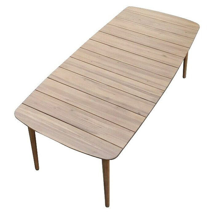 Tuintafel Reims (l x b x h: 215 x 90 x 76 cm, Acaciahout, Light teak) | BAUHAUS