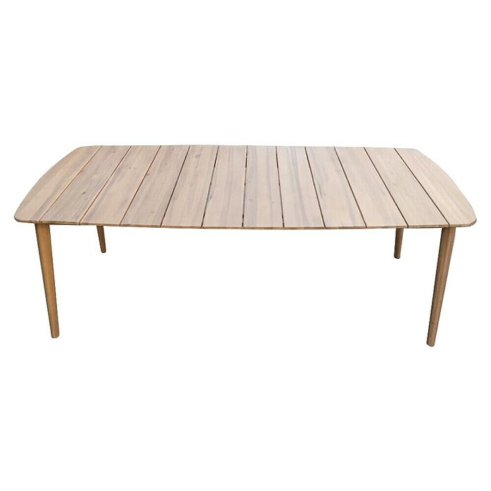 Tuintafel Reims (l x b x h: 215 x 90 x 76 cm, Acaciahout, Light teak) | BAUHAUS