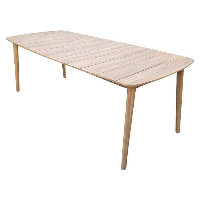 Tuintafel Reims (l x b x h: 215 x 90 x 76 cm, Acaciahout, Light teak) | BAUHAUS