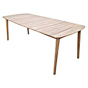 Tuintafel Reims (l x b x h: 215 x 90 x 76 cm, Acaciahout, Light teak) | BAUHAUS