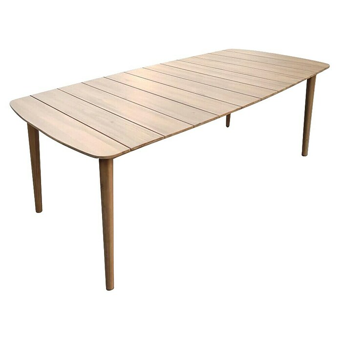 Tuintafel Reims (l x b x h: 215 x 90 x 76 cm, Acaciahout, Light teak) | BAUHAUS
