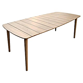 Tuintafel Reims (l x b x h: 215 x 90 x 76 cm, Acaciahout, Light teak)