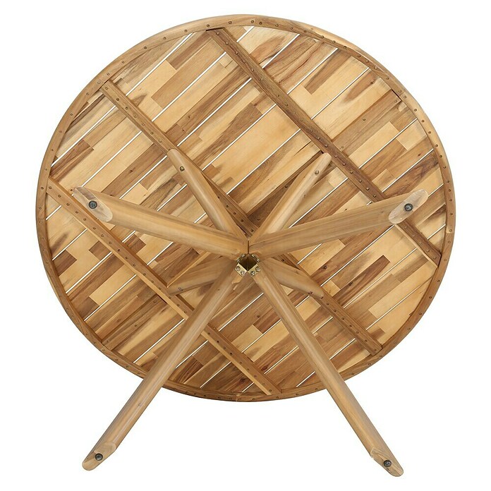 Ronde tuintafel Veneto (Ø x h: 130 x 76 cm, Acaciahout) | BAUHAUS