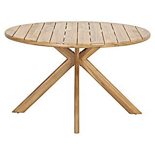 Ronde tuintafel Veneto (Ø x h: 130 x 76 cm, Acaciahout)