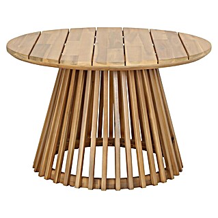 Tuintafel Rond Zude (Ø x h: 80 x 50 cm, Acaciahout, Rond, Light teak)