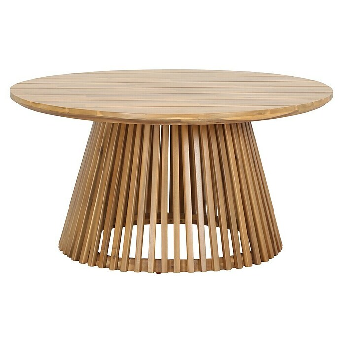 Tuintafel Zude (Ø x h: 100 x 50 cm, Acaciahout, Rond, Light teak) | BAUHAUS