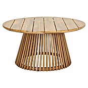 Tuintafel Zude (Ø x h: 100 x 50 cm, Acaciahout, Rond, Light teak) | BAUHAUS