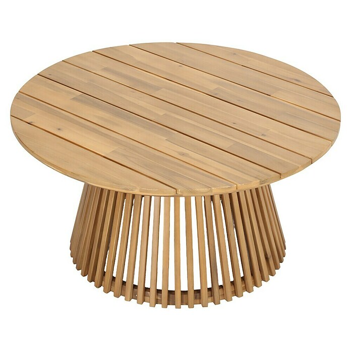 Tuintafel Zude (Ø x h: 100 x 50 cm, Acaciahout, Rond, Light teak) | BAUHAUS