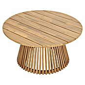 Tuintafel Zude (Ø x h: 100 x 50 cm, Acaciahout, Rond, Light teak) | BAUHAUS