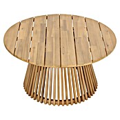 Tuintafel Zude (Ø x h: 100 x 50 cm, Acaciahout, Rond, Light teak) | BAUHAUS