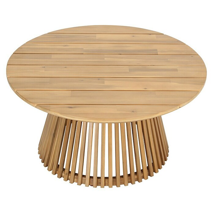 Tuintafel Zude (Ø x h: 100 x 50 cm, Acaciahout, Rond, Light teak) | BAUHAUS
