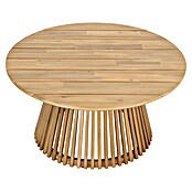 Tuintafel Zude (Ø x h: 100 x 50 cm, Acaciahout, Rond, Light teak) | BAUHAUS