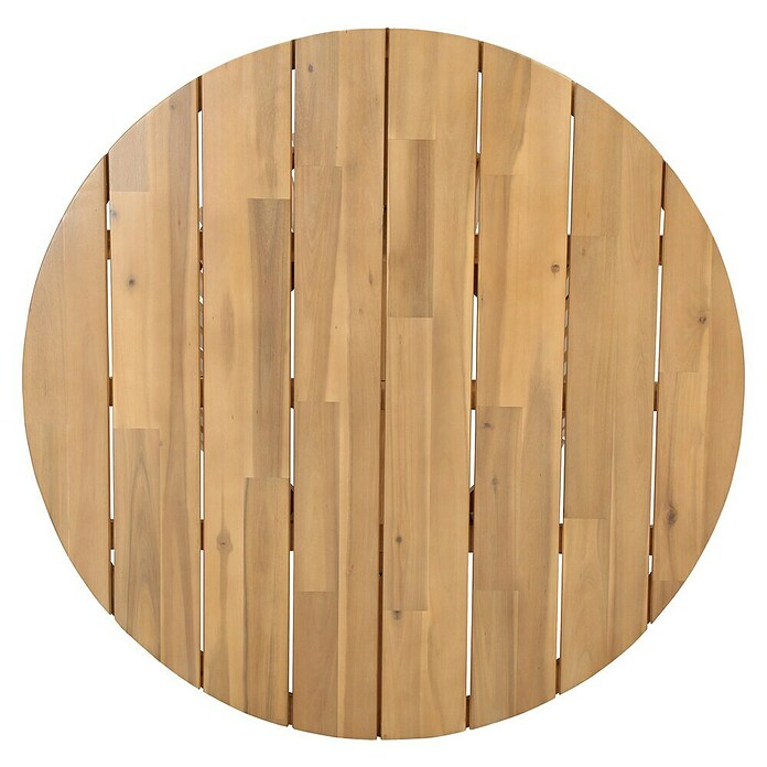 Tuintafel Zude (Ø x h: 100 x 50 cm, Acaciahout, Rond, Light teak) | BAUHAUS