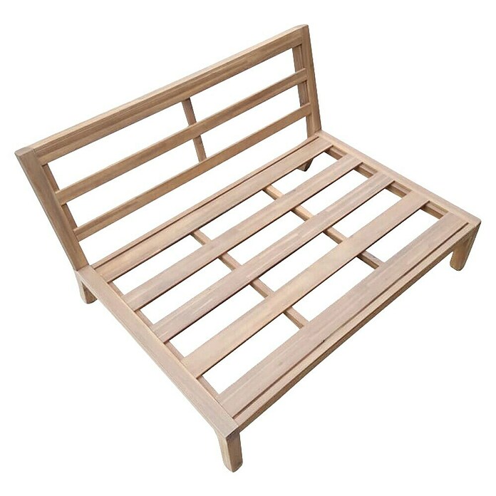 Palletbank element Kent (l x b x h: 94 x 120 x 68,5 cm, Teak look, Element) | BAUHAUS