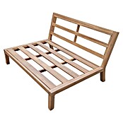 Palletbank element Kent (l x b x h: 94 x 120 x 68,5 cm, Teak look, Element) | BAUHAUS