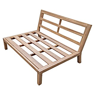 Palletbank element Kent (l x b x h: 94 x 120 x 68,5 cm, Teak look, Element)